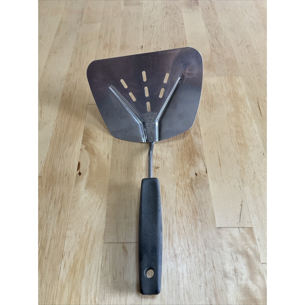 Vtg FOLEY Wide Slotted Curved SPATULA Turner Flipper MEAT LIFTER~UTENSIL